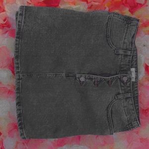 Garage denim blue skirt